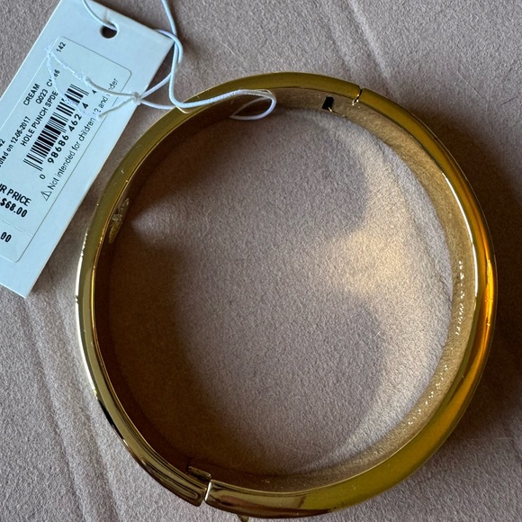 Kate Spade Gold and Cream Bangle Bracelet - Picture 2 of 8